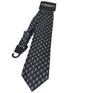Salvatore Pellegrino Navy Blue Tie NEW